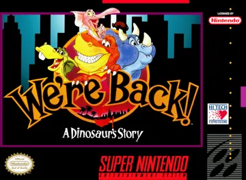 We're Back! - A Dinosaur's Story (USA) box cover front